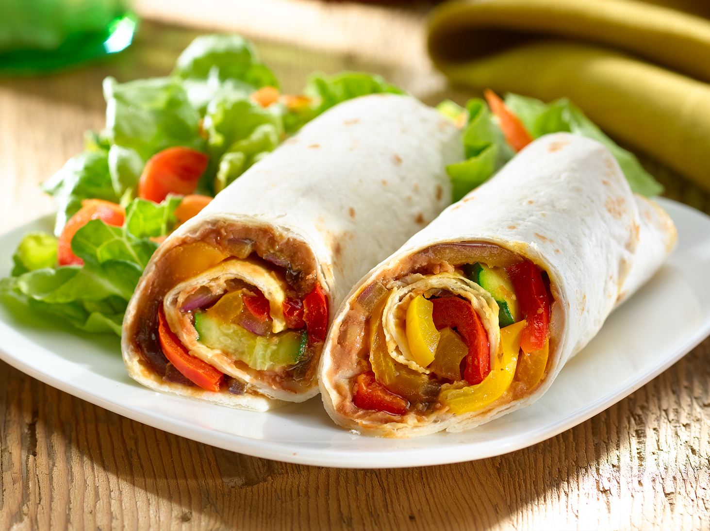 Wraps de Vegetales Asados