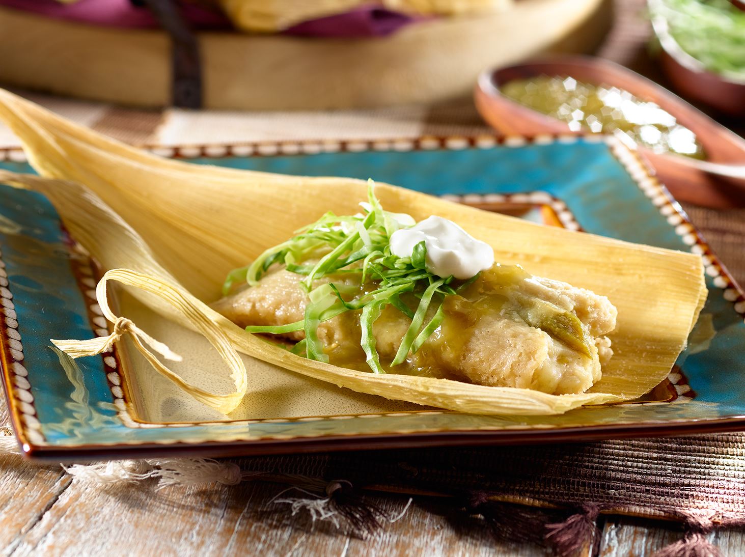 Mexican Cheese and Chile Tamales