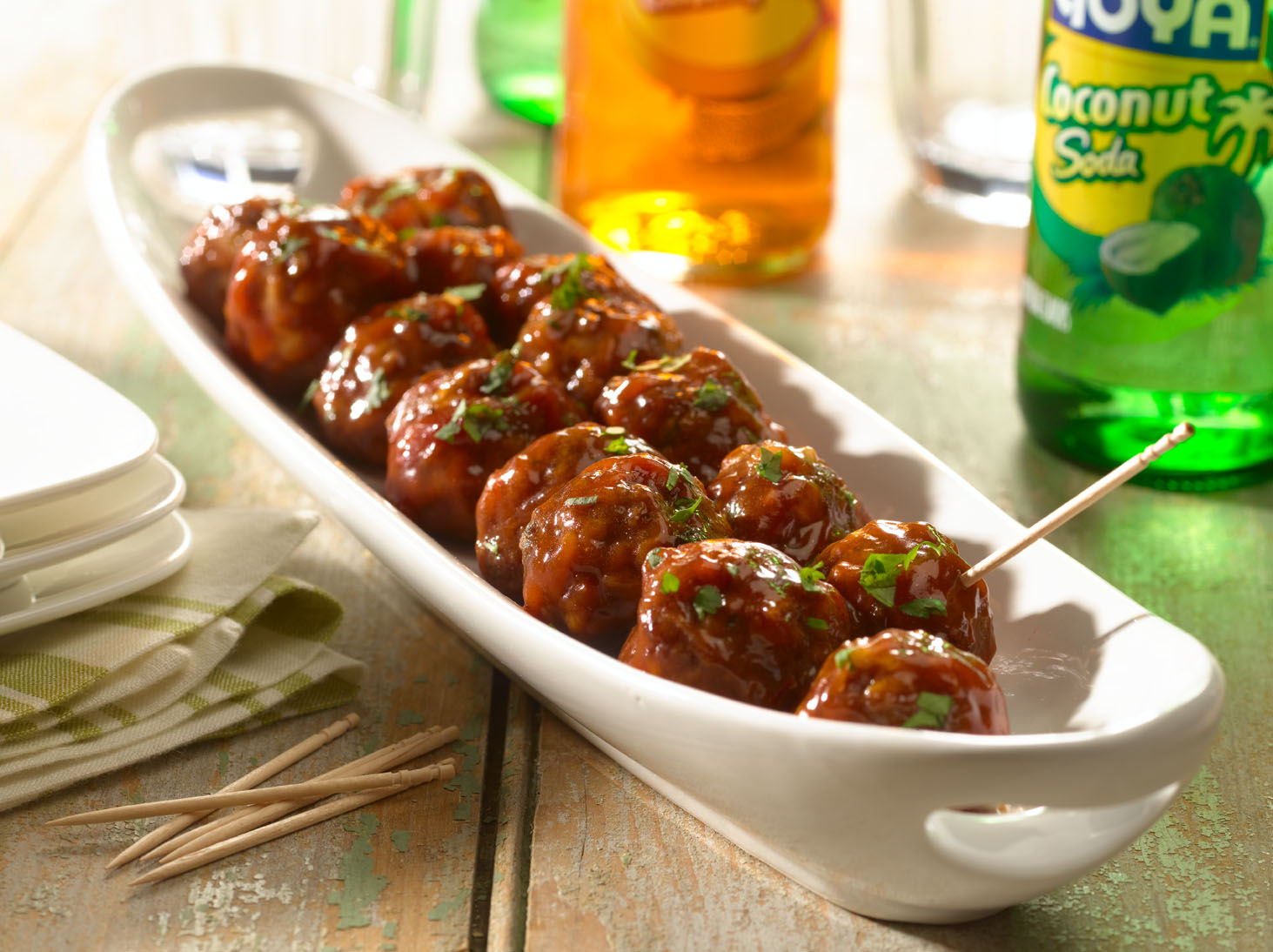 Beef and Bacon Cocktail Meatballs