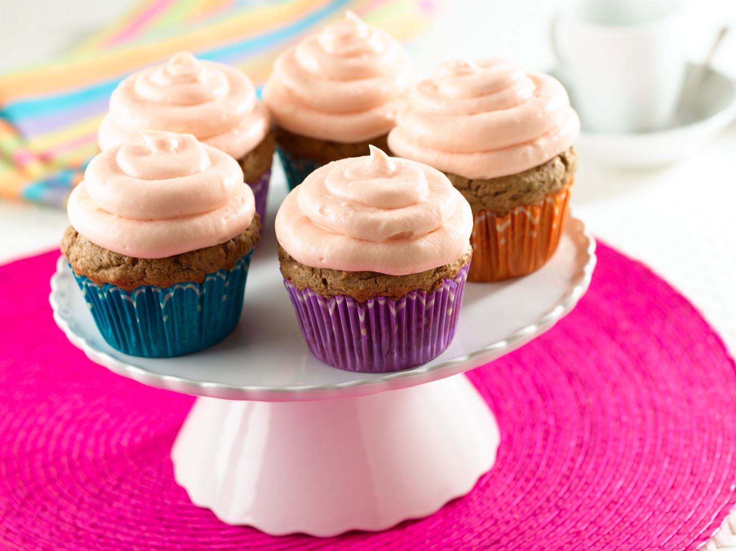 Black Bean Cupcakes with Guava Frosting