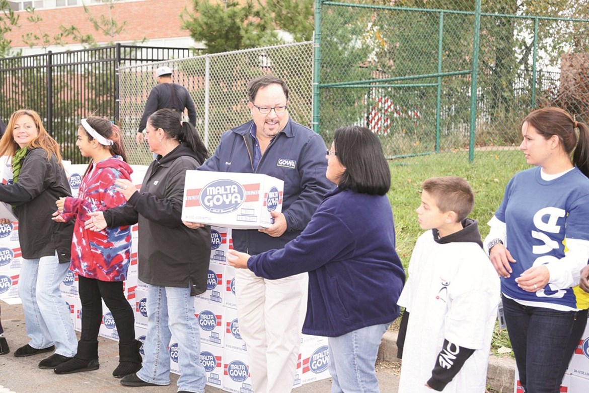 Press Release: Goya Donates Over 300,000 Pounds of Food & 25,000 Hot Meals to Victims of Hurricane Sandy