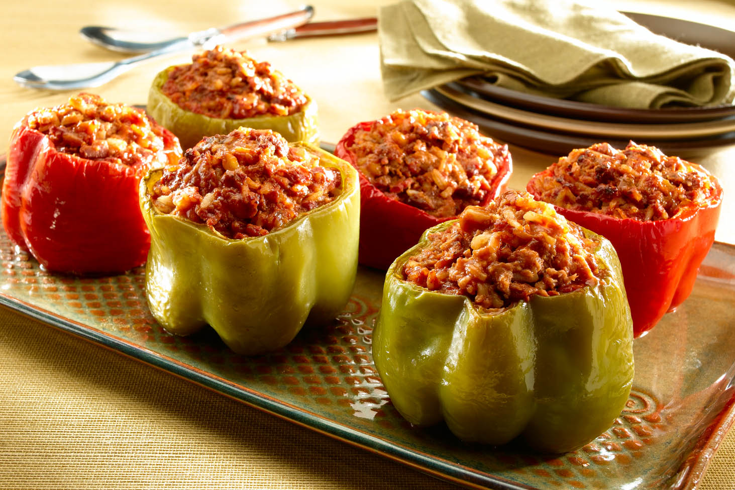 Spanish-Style Stuffed Peppers