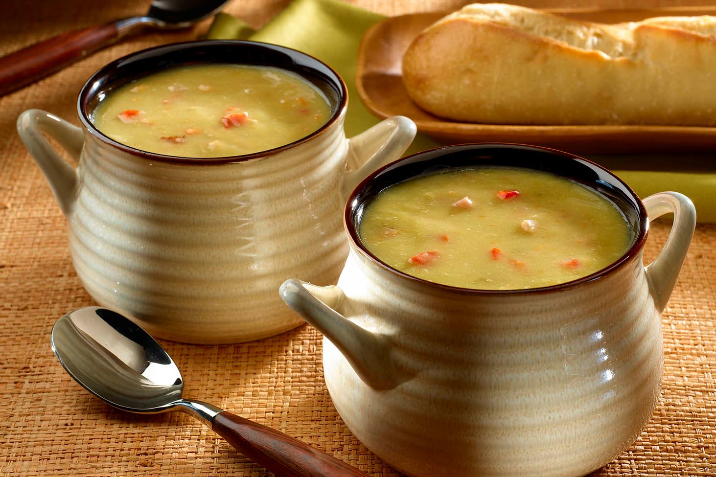 Quick Ham and Pea Soup