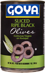 Sliced Ripe Black Olives 
