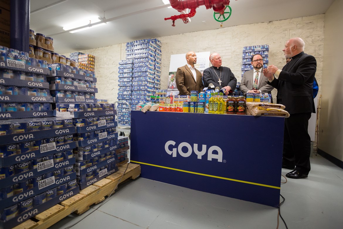 Press Release: Goya Foods Celebrates Holy Thursday with His Eminence Timothy Cardinal Dolan 