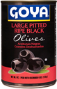 Large Pitted Ripe Black Olives