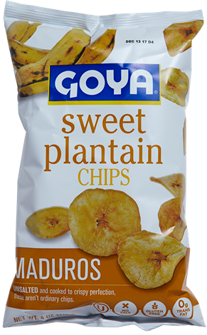 Chips de Plátanos Dulces – Maduros