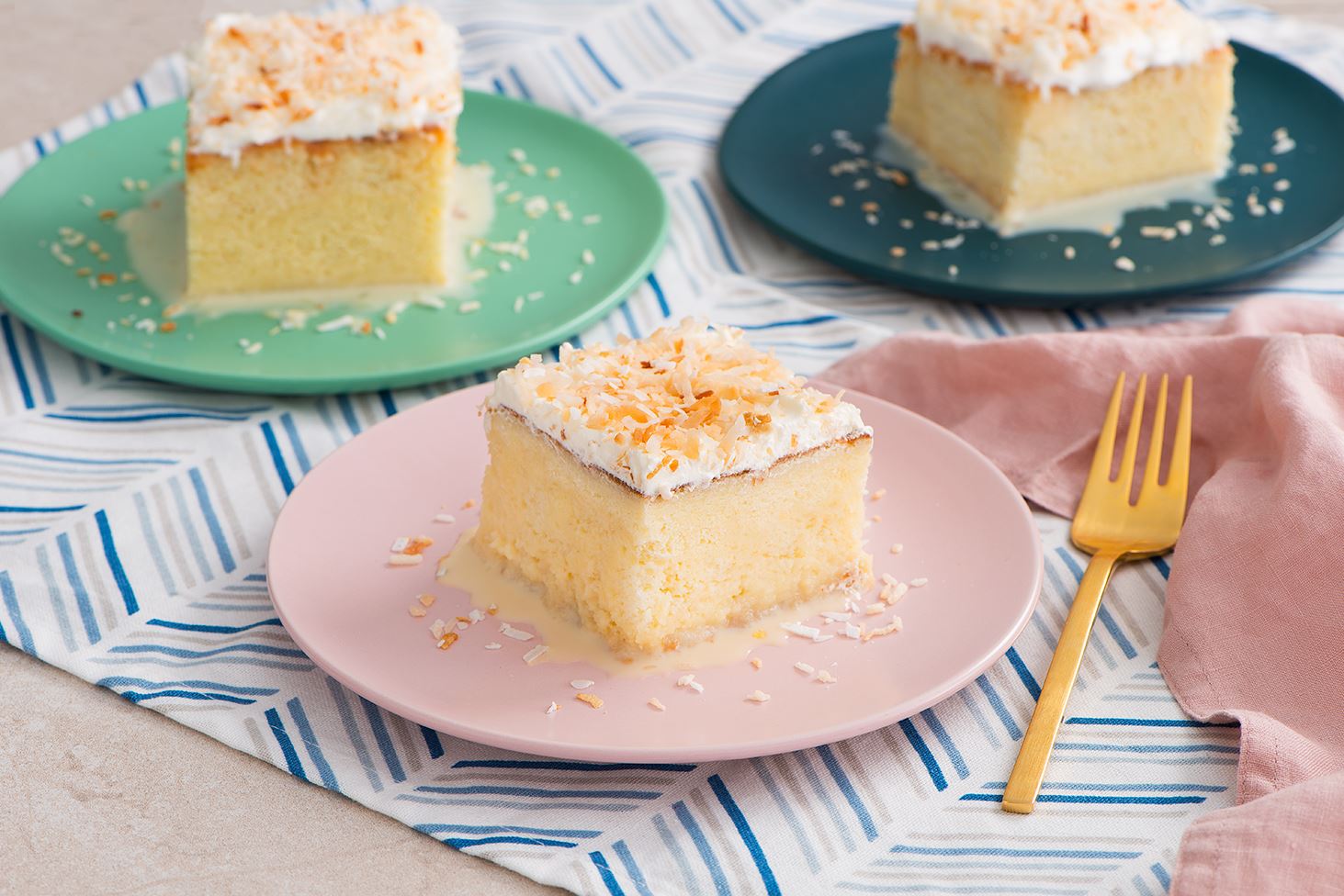 Coconut Tres Leches Cake. 