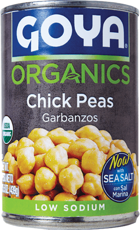 Organic Chick Peas Organic Beans Goya Foods
