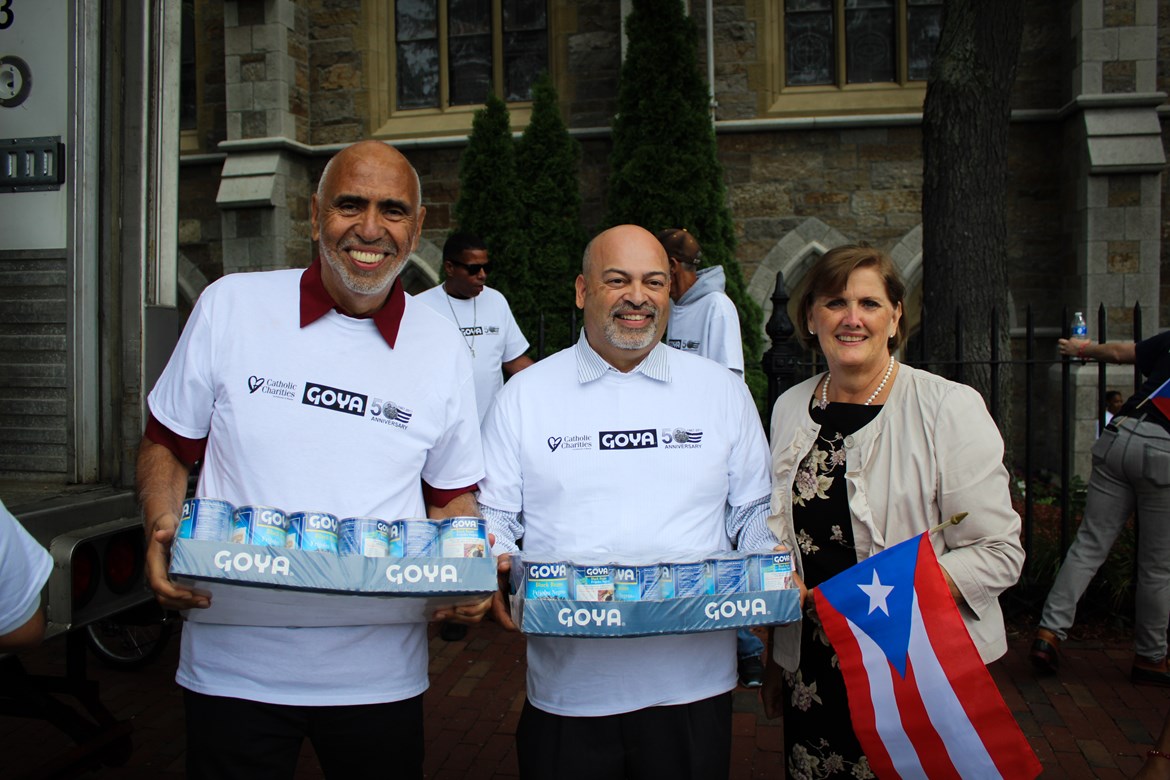 Press Release: GOYA FOODS DONATED 10,000 POUNDS OF FOOD TO CATHOLIC CHARITIES OF BOSTON IN RECOGNITION  OF THE 50TH ANNIVERSARY OF  THE PUERTO RICAN FESTIVAL OF MASSACHUSETTS