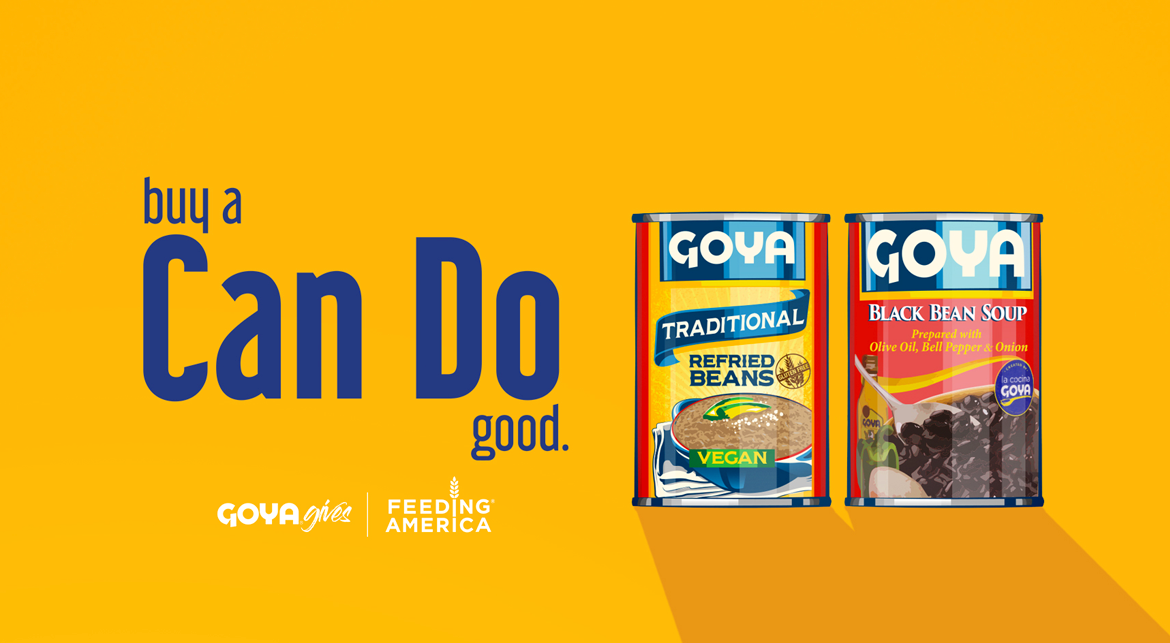 Press Release: GOYA DONATES OVER 1.5 MILLION POUNDS OF FOOD  TO FEEDING AMERICA® AND LOCAL FOOD BANKS  AS PART OF THE GOYA GIVES ‘CAN DO’ CAMPAIGN 