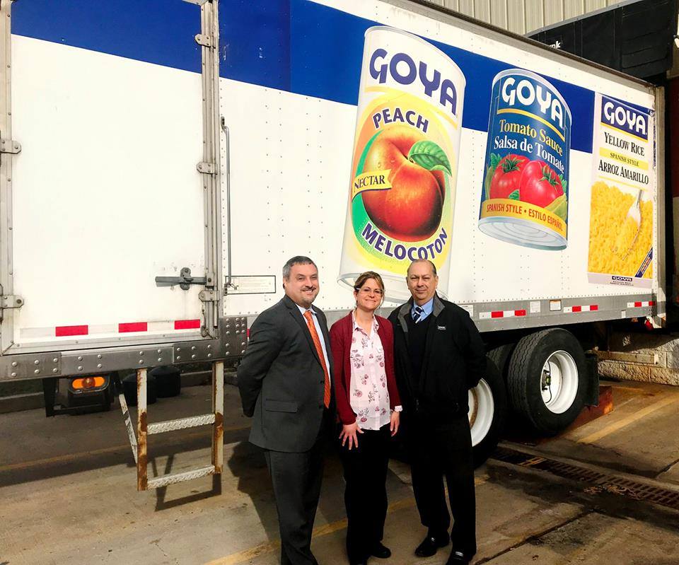 Goya Donates 40,000 lbs to Fulfill food bank to feed families in need in Monmouth & Ocean Countie