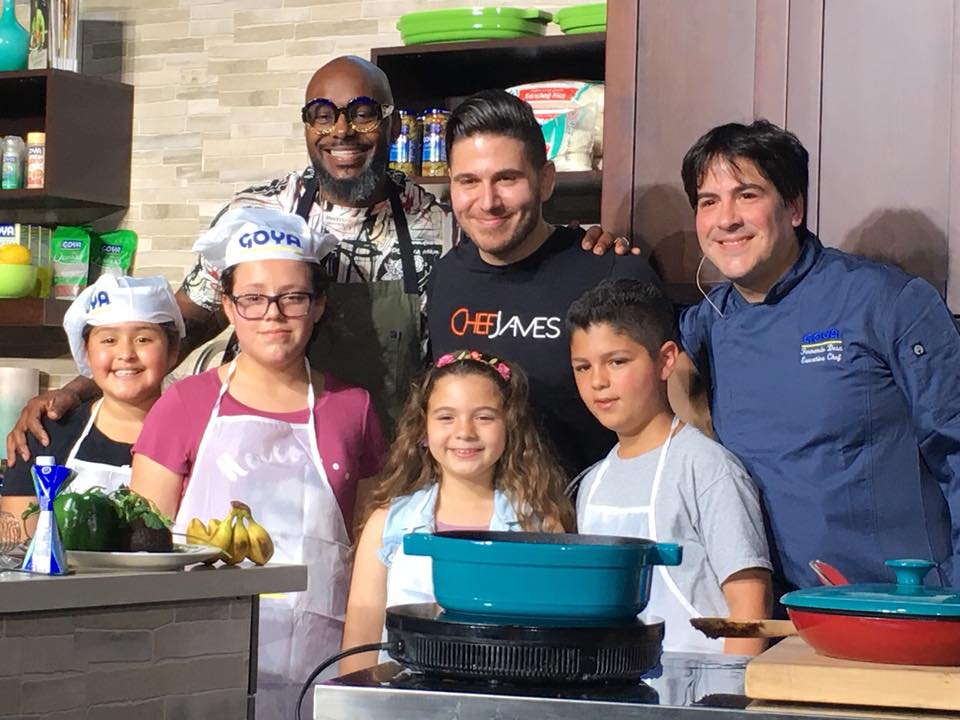 Cooking with kids at the Fun & Fit event 
