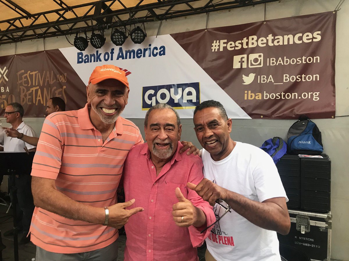 Celebrating our Latin culture with Andy Montañez at the Festival Betances in Boston! #goyagives