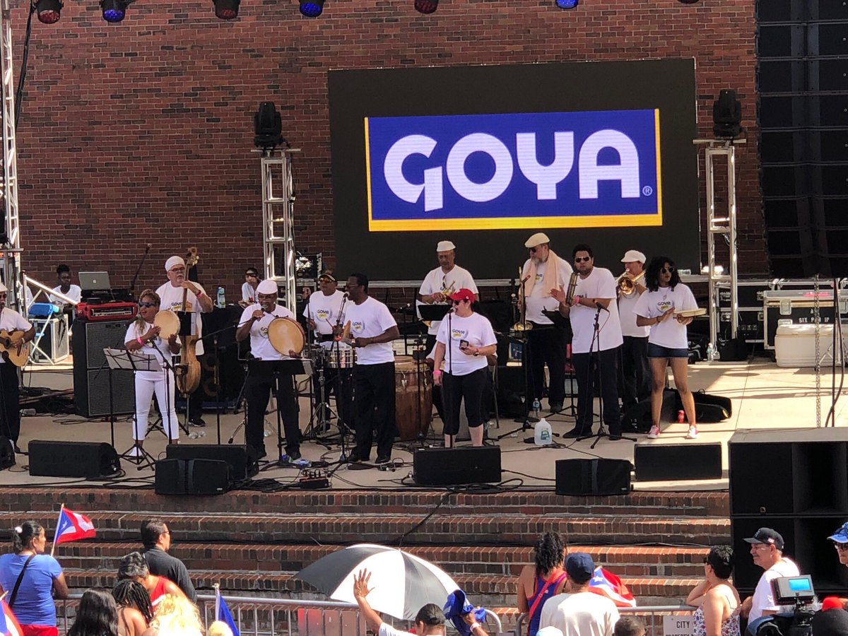 Celebrating at the Puerto Rican Parade and Festival of Massachusetts!