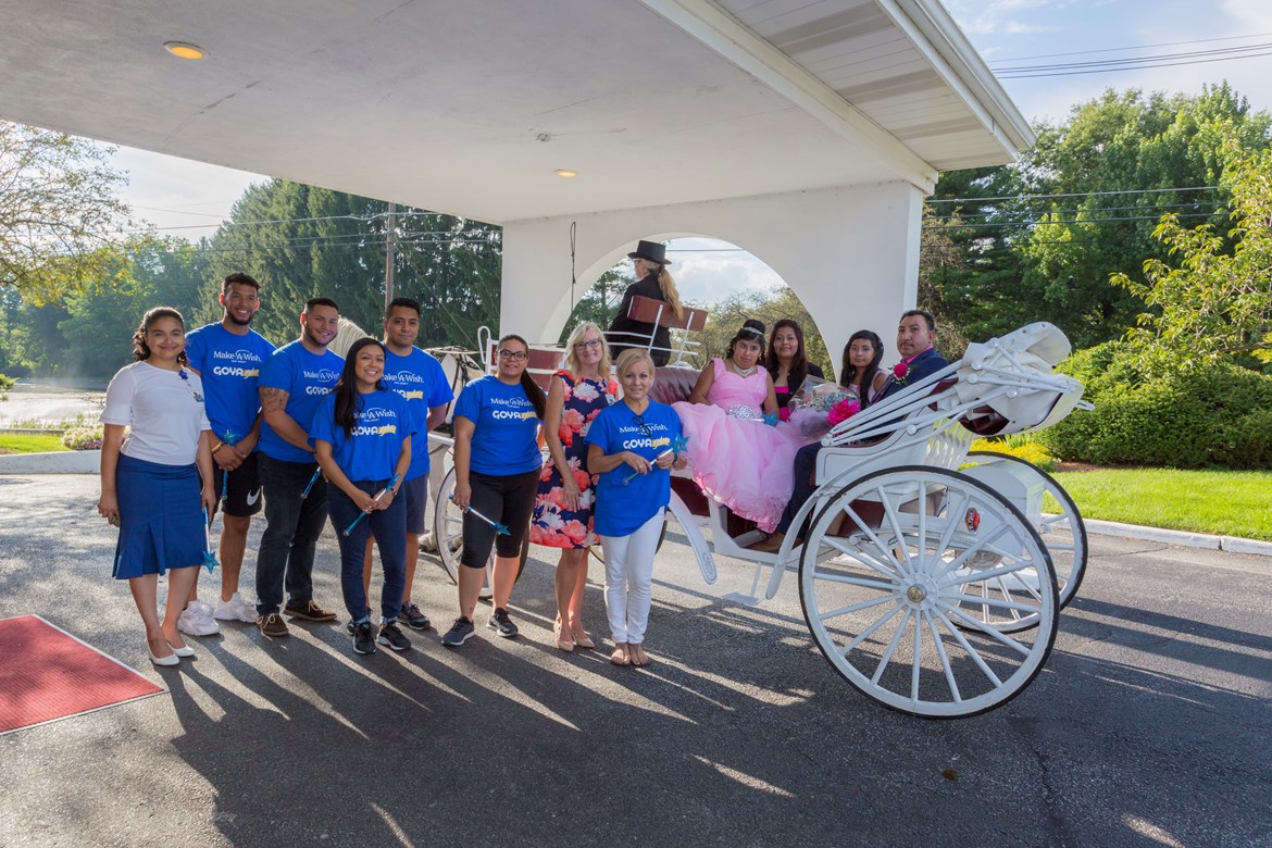 Press Release: GOYA FOODS PARTNERS WITH MAKE-A-WISH NEW JERSEY TO GRANT TEENAGE GIRL’S WISH TO HAVE A QUINCEAÑERA