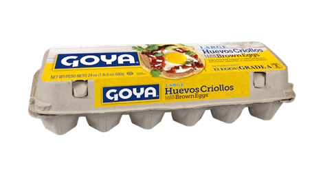 Huevos Criollos - Large Brown Eggs - Eggs | Goya Foods