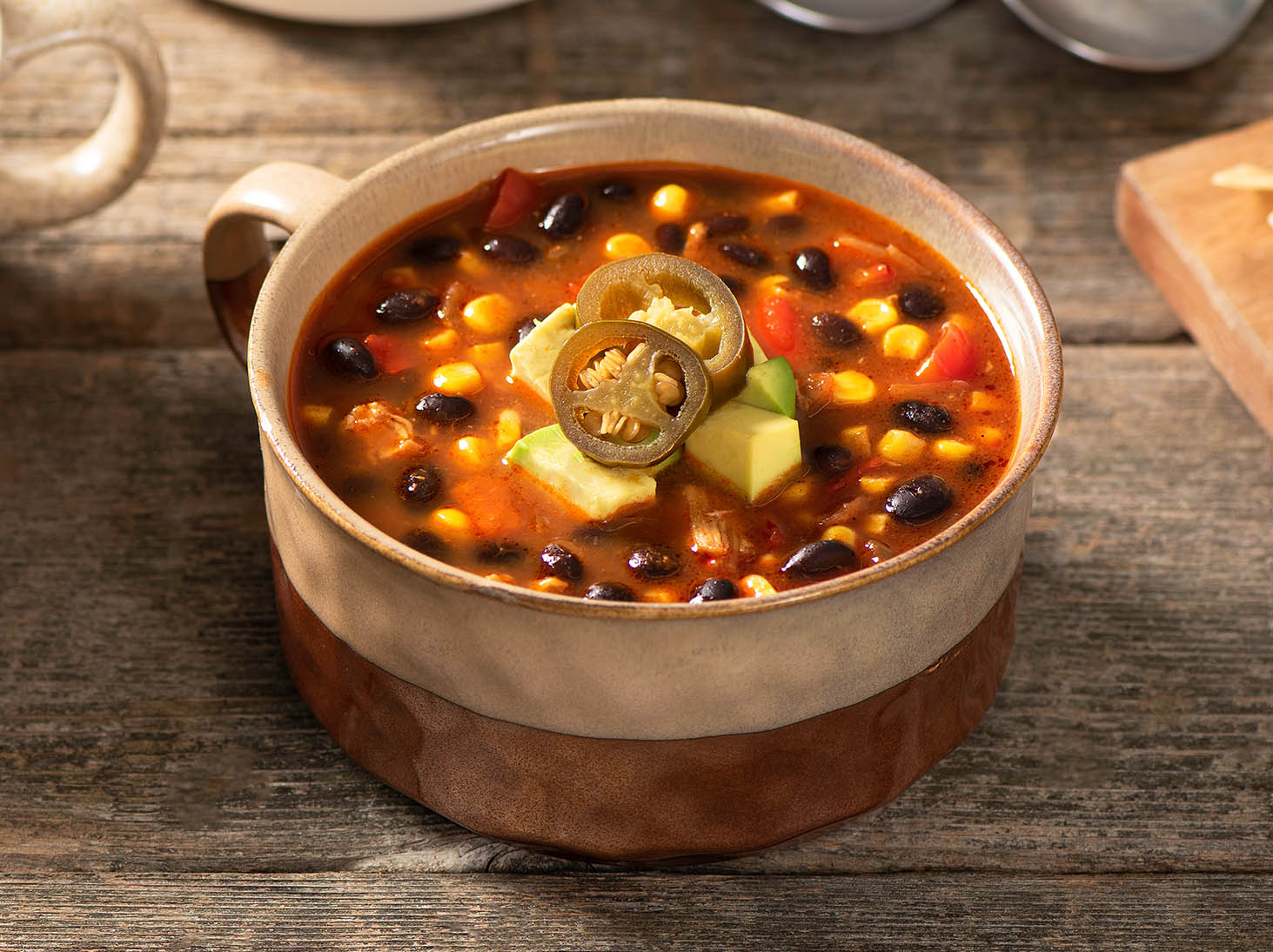 Mexican Chicken Chili with Black Beans