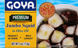 Jumbo Squid in Olive Oil