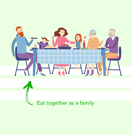 Eat together as a family
