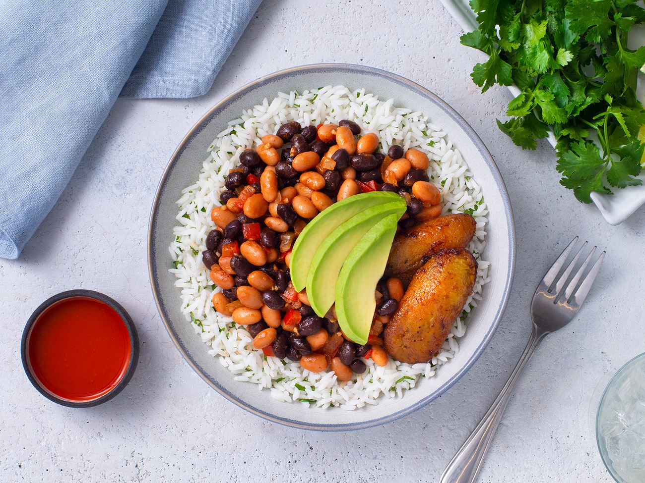 Flavorful Rice and Beans Bowl