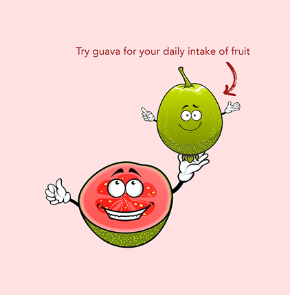 Try guava for your daily intake of fruit