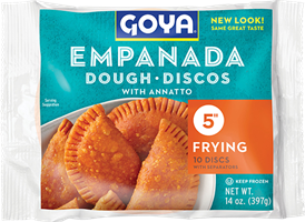 Empanada dough with Annatto for frying