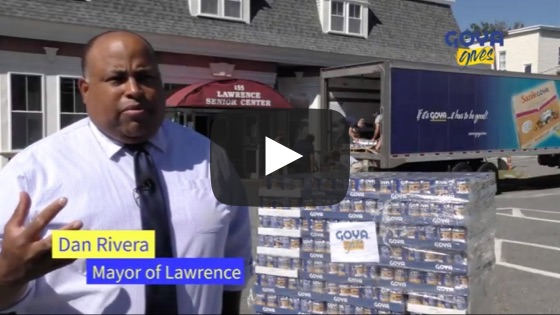 Goya Gives Goya Helps to Feed 700 Senior Citizens & Low-Income Families in...