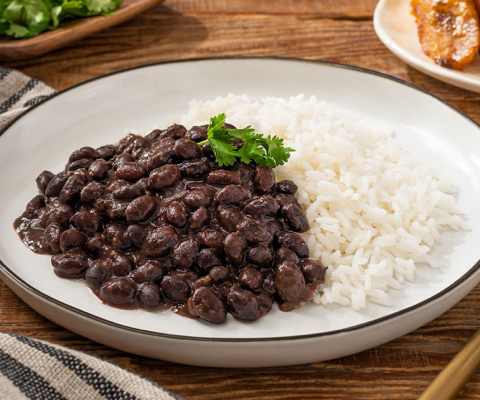 Rice with Black Beans