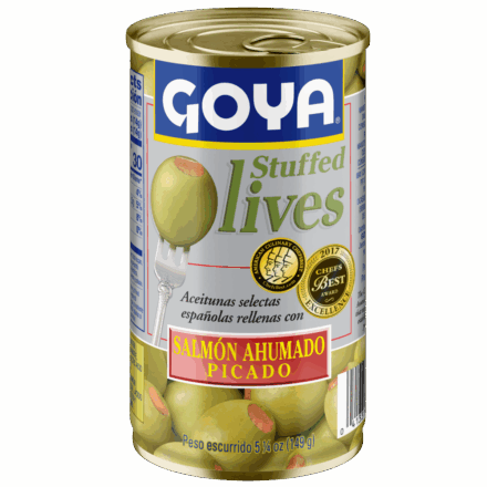 Aceitunas Rellenas con Salmon Ahumado