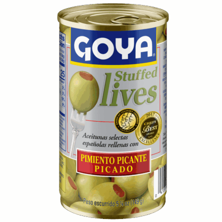 Aceitunas  Rellenas con Pimientos Picantes