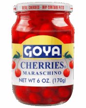 Cherries Maraschino 6 OZ_Front