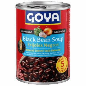 Guisadas Black Bean Soup Reduced Sodium 15 OZ_Front