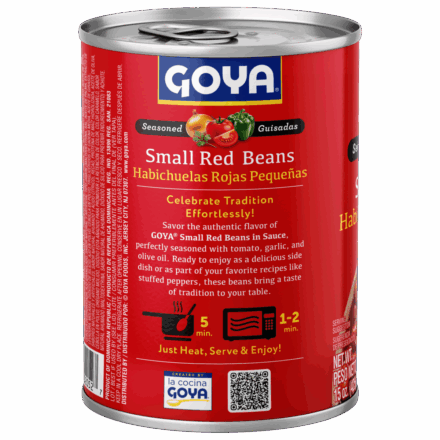 Overflow Guisadas Small Red Beans 15 OZ_Back