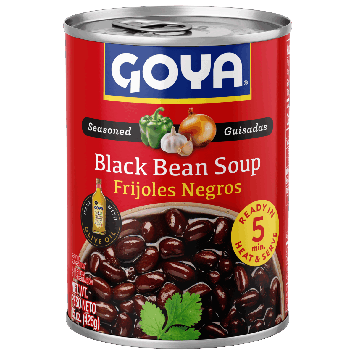 Guisadas Black Bean Soup 15 OZ_Front