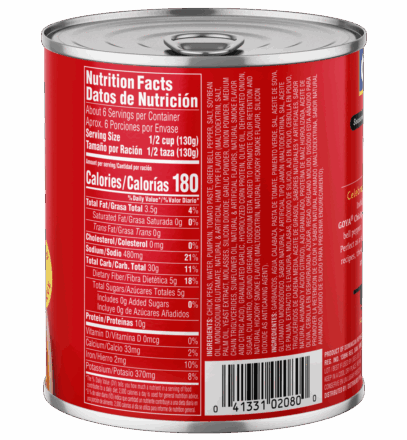 Overflow Guisadas Chick Peas 29 OZ_Side