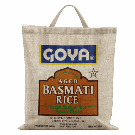 Overflow Basmati Rice Jute Bag 11 LB_Back