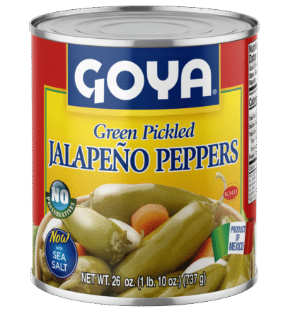 Overflow Green Pickled Jalapeño Peppers 26 OZ_Front