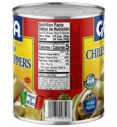 Overflow Green Pickled Jalapeño Peppers 26 OZ_Side