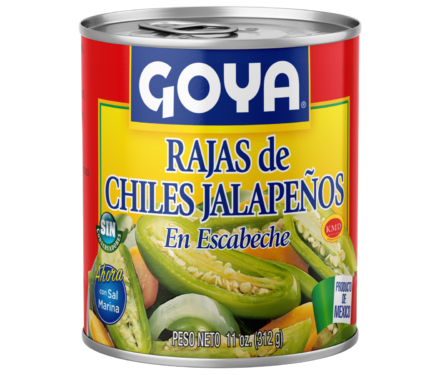 Rajas de Chiles Jalapeños en Escabeche