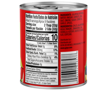 Overflow Green Pickled Sliced Jalapeño Peppers 11 OZ_Side
