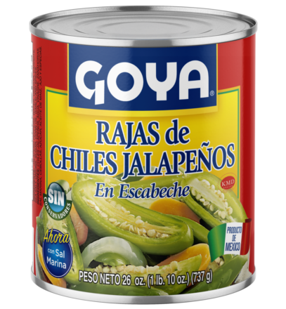 Overflow Green Pickled Sliced Jalapeño Peppers 26 OZ_Back