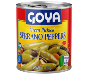 Green Pickled Serrano Peppers 11 OZ_Front