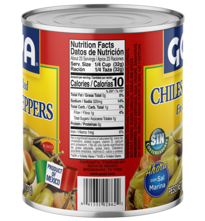 Overflow Green Pickled Serrano Peppers 26 OZ_Side