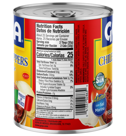 Overflow Chipotle Peppers in Adobo Sauce 28 OZ_Side