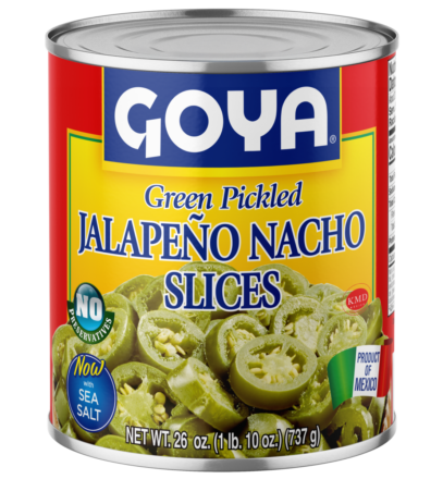 Overflow Green Pickled Jalapeño Nacho Slices 26 OZ_Front