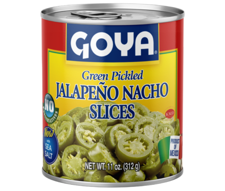 Green Pickled Jalapeño Nacho Slices