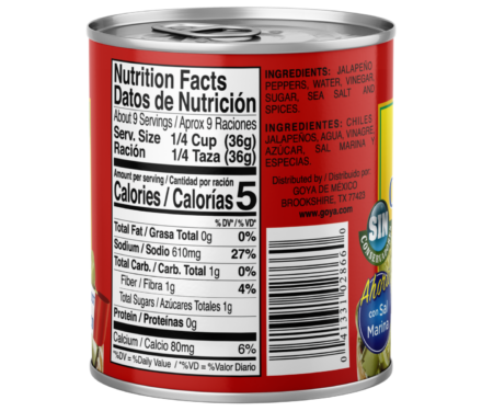 Overflow Green Pickled Jalapeño Nacho Slices 11 OZ_Side