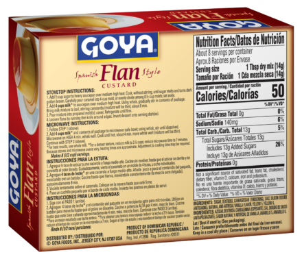 Overflow Flan Spanish Style Custard 4 OZ_Back