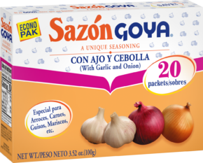 Sazón with Garlic and Onion Front
